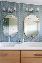 Image result for Oval Backlit Bathroom Mirror