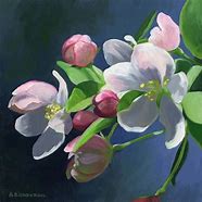 Image result for Apple Blossom Tree Painting