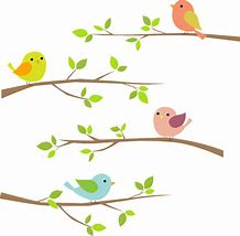 Image result for Bird On Branch Graphic