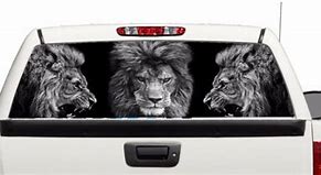 Image result for Rear Window Lion Murals for Trucks