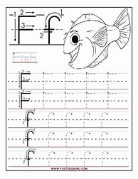 Image result for Letter F Pre-K Tracing