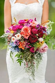 Image result for Bright Pink Wedding Flowers