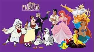 Image result for Disney Characters Little Mermaid