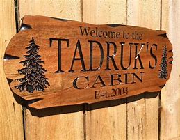 Image result for Curved Wood Sign