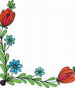 Image result for Drawn Flower Border