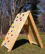 Image result for Homemade Climbing Wall Outdoor