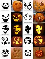 Image result for Halloween Pumpkin Carving Stencils