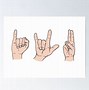 Image result for I Love You in Sign Language Printable