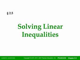 Image result for Linear Inequalities Worksheet Answer Key