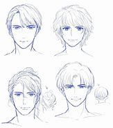 Image result for How to Draw a Male Face Anime