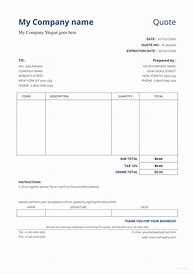 Image result for Letter Quotation Template Format