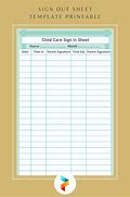 Image result for Sign Out Sheet Template Excel