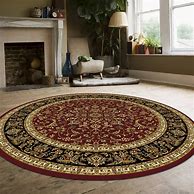 Image result for Round Burgundy Rug