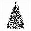 Image result for christmas tree outline