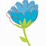 Image result for Single Flower Clip Art Teal