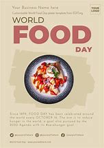 Image result for Poster with World Food Day Concept Design