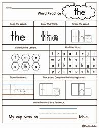 Image result for Free Sight Word Activities