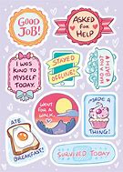 Image result for Self-Care Stickers