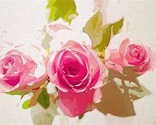 Image result for Elegant Watercolour Light Pink Roses