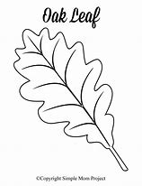 Image result for Oak Leaf Outline