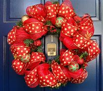 Image result for Deco Mesh Ribbon Christmas Tree