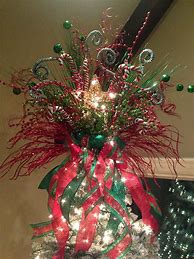 Image result for Flower Christmas Tree Toppers