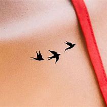 Image result for Small Bird Silhouette Tattoo