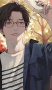 Image result for Glasses On an Anime Guy Side Profile