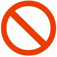 Image result for No Symbol Red Circle