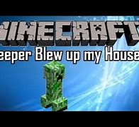 Image result for Minecraft Creeper Blew Up Steve