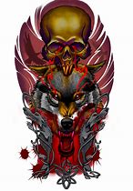 Image result for Wolf Skull Wallpaper