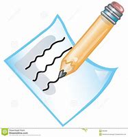 Image result for Writing Paper Clip Art