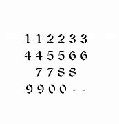 Image result for Old English Number Stencils