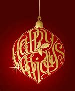 Image result for Happy Holidays Typography