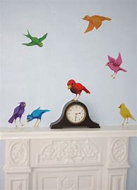 Image result for Bird Wall Stickers Black and White