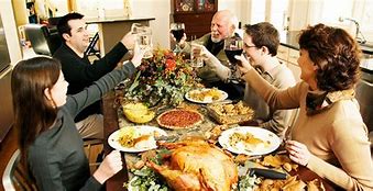 Image result for People around Table at Thanksgiving