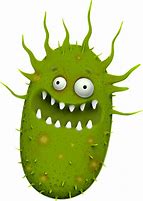 Image result for Bacteria Cartoon Picture in Blue Background Picture