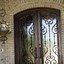 Image result for Double Front Entry Doors with Iron