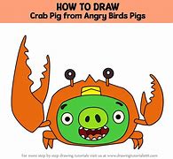 Image result for How to Draw Angry Birds Pig