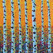 Image result for White Birch Tree Painting