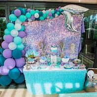 Image result for Mermaid Theme 5th Bday Design