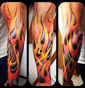 Image result for Flame Tattoo Sleeve