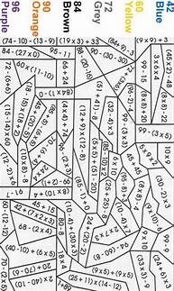 Image result for 6th Grade Math Coloring Sheets