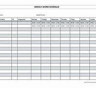 Image result for Employee Work Schedule Template