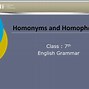 Image result for Free Printable Homonyms Worksheets