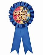 Image result for Ribbon Award Great Job