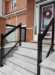 Image result for Exterior Metal Railings for Stairs