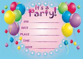 Image result for Girls Birthday Invitations Printable