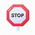 Image result for Printable Blue Stop Signs