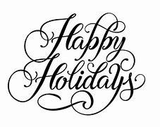 Image result for Happy Holidays Cursive